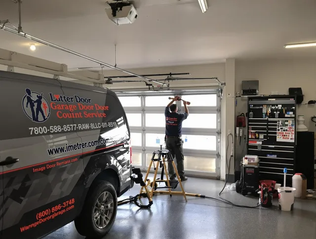Avon Garage Door Repair team performing same-day garage door repair in Avon